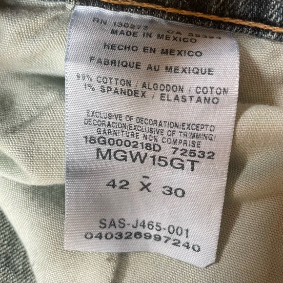 Wrangler Relaxed Fit Jeans Size 42 x 30 In Excellent Condition - Picture 4 of 11